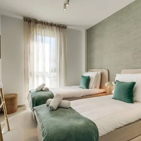 Sea View In Cancelada - Oceana Gardens - Pool, Gym & Family-friendly *