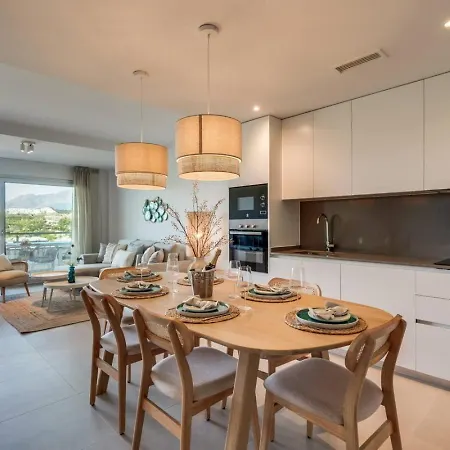 Appartement Sea View In Cancelada - Oceana Gardens - Pool, Gym & Family-friendly