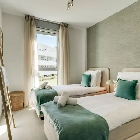 Sea View In Cancelada - Oceana Gardens - Pool, Gym & Family-friendly