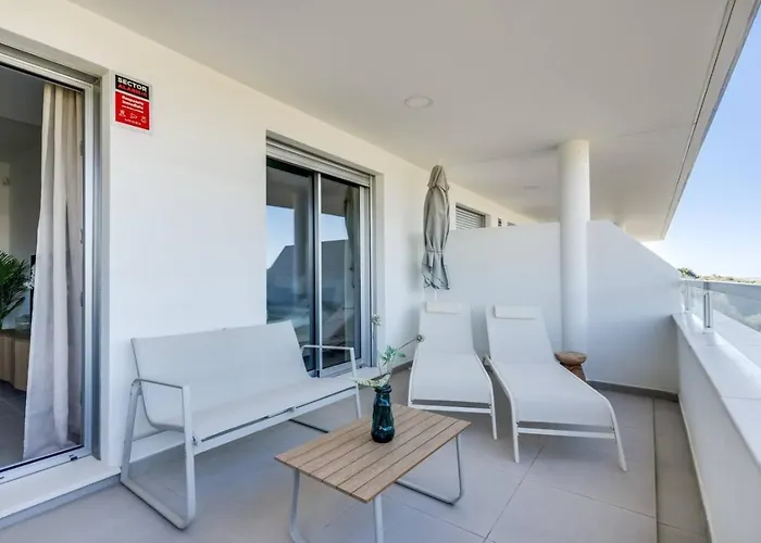 Sea View In Cancelada - Oceana Gardens - Pool, Gym & Family-friendly *