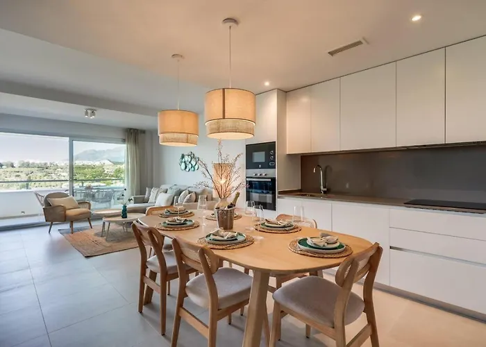 아파트 Sea View In Cancelada - Oceana Gardens - Pool, Gym & Family-friendly