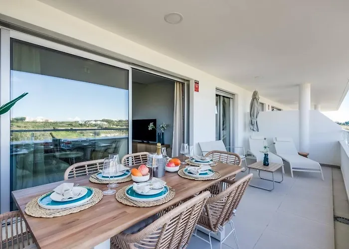 Sea View In Cancelada - Oceana Gardens - Pool, Gym & Family-friendly 아파트 *